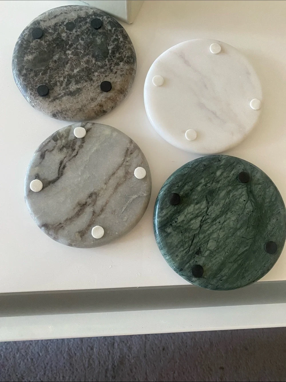 Aegean Marble Coasters - Marble Set of 4